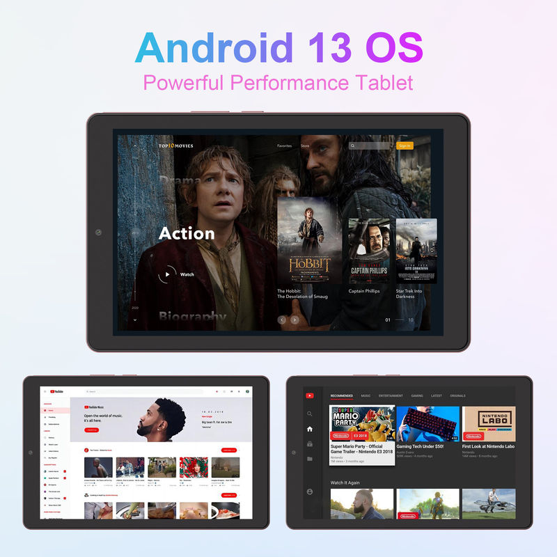 C ιδέα Android Tablet 800x1280 IPS Εικόνα SIM Υποστήριξη 9 ιντσών Tablet PC με Κεφάλαιο CM935 ροζ