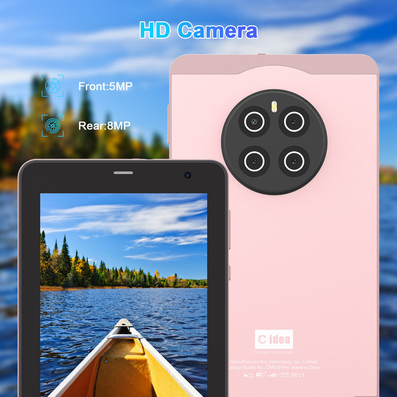 C Idea 7 ιντσών Ταμπλέτες με SIM Wifi Android Ταμπλέτα PC για φοιτητές CM518 Pro Pink
