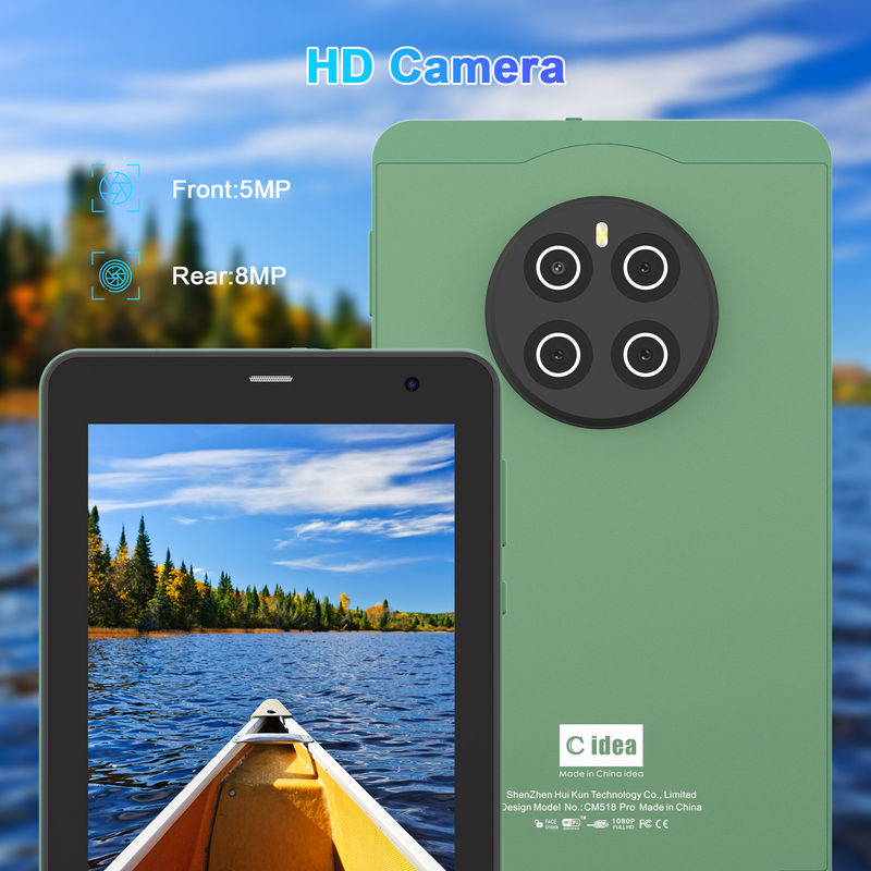 C Idea 7 ιντσών Ταμπλέτες με SIM Wifi Android Smart Tablet PC για την Εκπαίδευση CM518 Pro Green