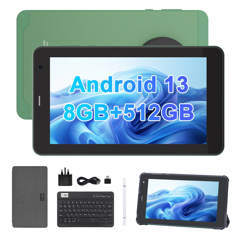 C Idea 7 ιντσών Ταμπλέτες με SIM Wifi Android Smart Tablet PC για την Εκπαίδευση CM518 Pro Green
