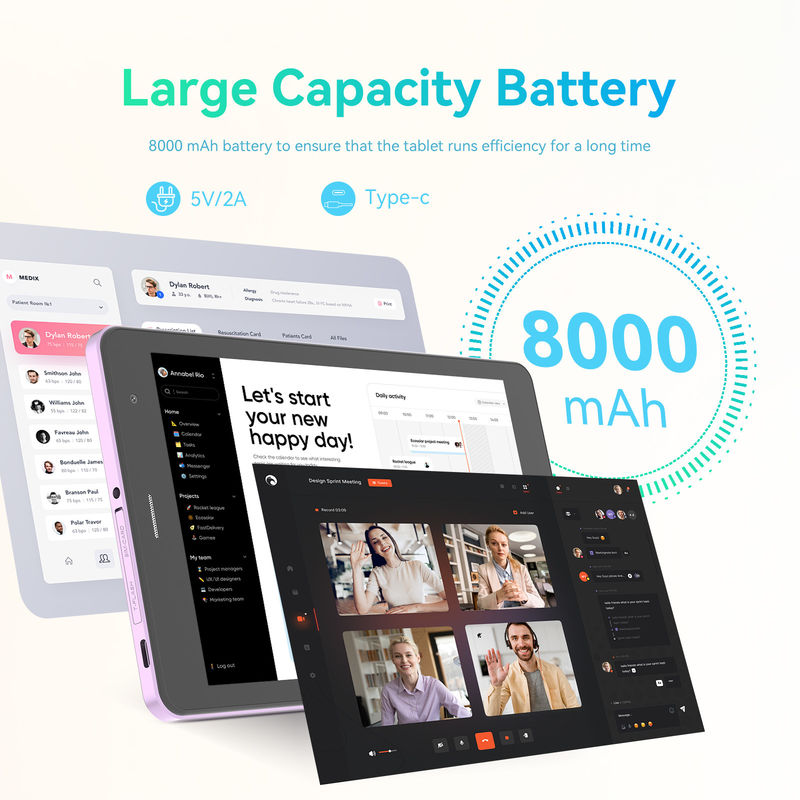 C Idea 8in Tablet Παιχνίδια Εκπαίδευση Android Tablet Για Φοιτητές Με Sim Και Wifi CM828 Purple