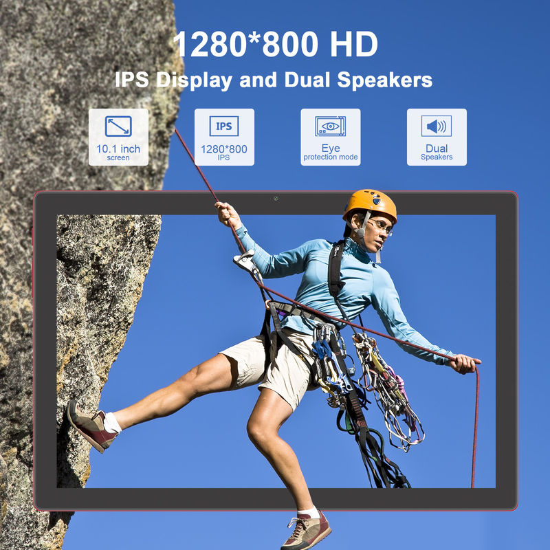 C Idea 10,1 ιντσών Android 14 Smart Tablet PC με υποστήριξη Sim για εφήβους CM8200Plus κόκκινο