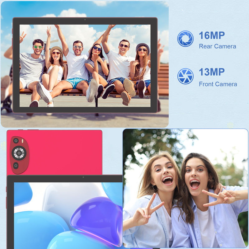 C Idea 10,1 ιντσών Android 14 Smart Tablet PC με υποστήριξη Sim για εφήβους CM8200Plus κόκκινο