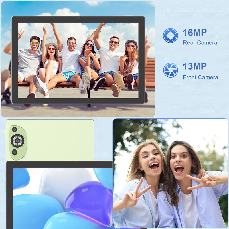 C Idea 5g Android 14 Επεκτάσιμη αποθήκευση 512GB Ταμπλέτες με οθόνη αφής με πληκτρολόγιο CM8200plus Πράσινο