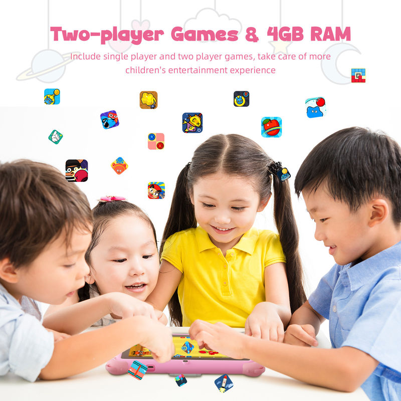 C Idea Android 13 Kids Tablet 4+32GB Educational Tablet Kidspad με φιλικό APP CM91 ροζ
