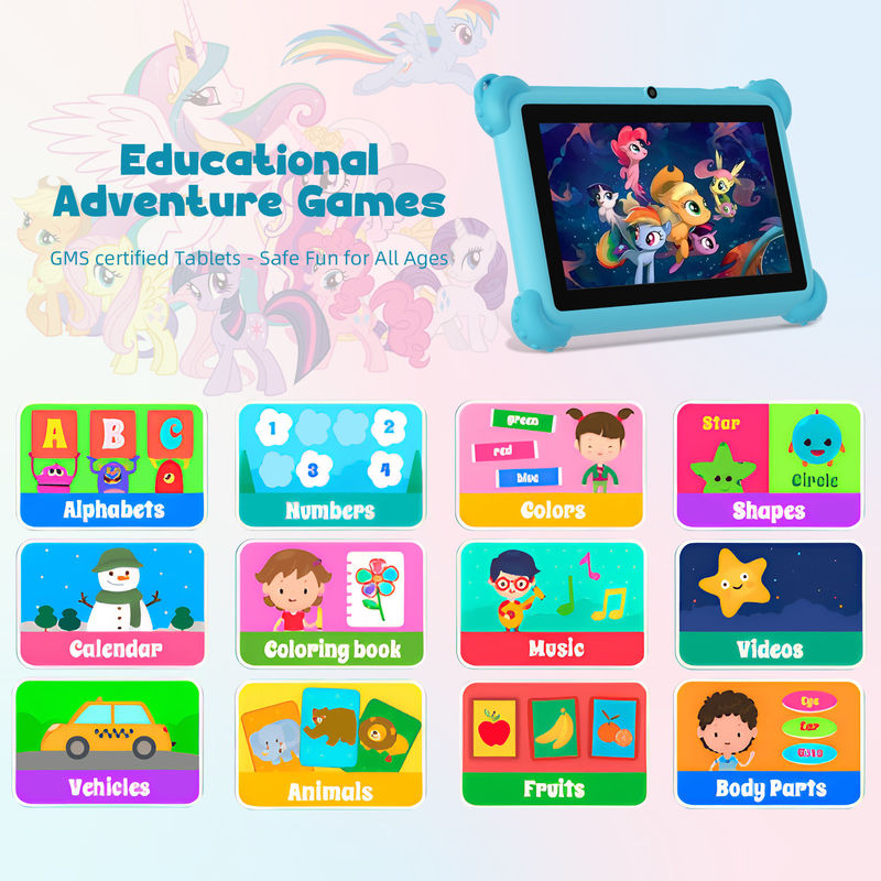 Νέα Ταμπλέτα C Idea 4+32GB Android 13 Ταμπλέτα Kidspad με Εκπαιδευτική APP CM91 μπλε