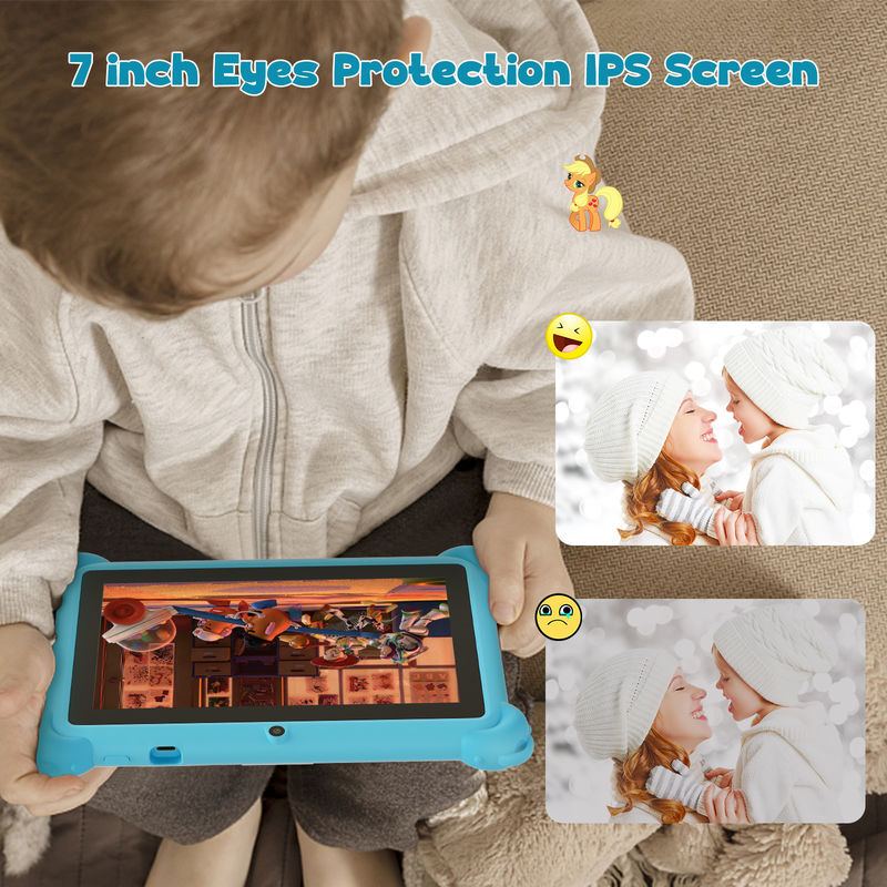 Νέα Ταμπλέτα C Idea 4+32GB Android 13 Ταμπλέτα Kidspad με Εκπαιδευτική APP CM91 μπλε