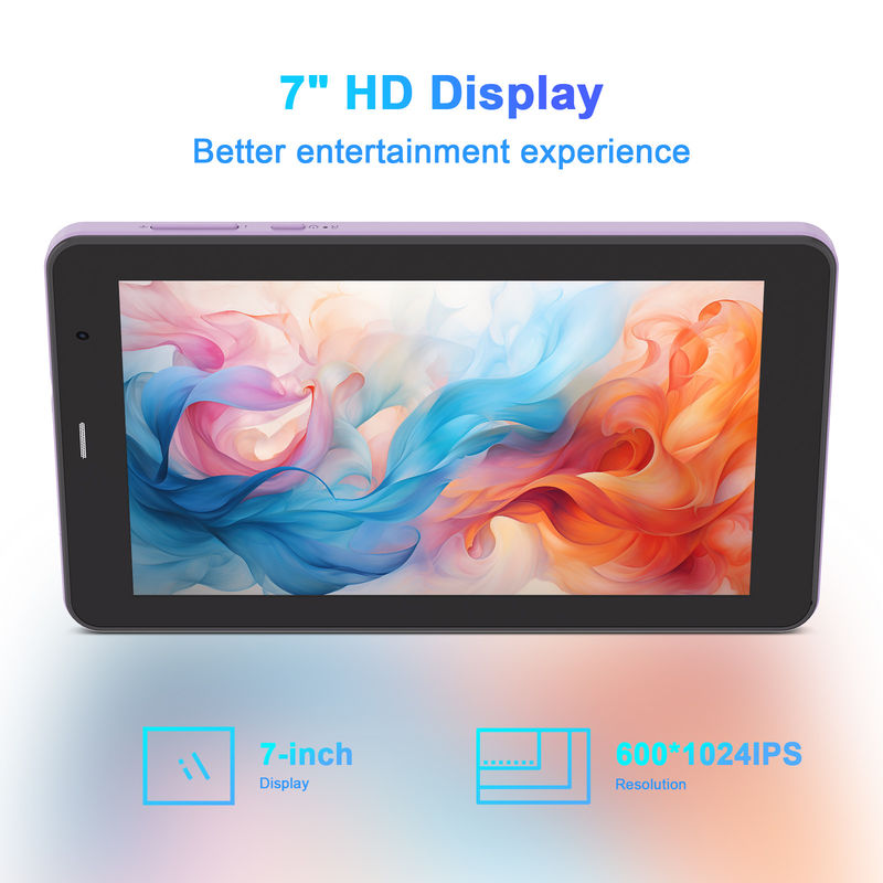 C Idea Android 13 Εκπαιδευτικό Tablet, 8+512GB, φορητό 7-ιντσών Tablet PC με υποστήριξη Sim   CM518pro Purple