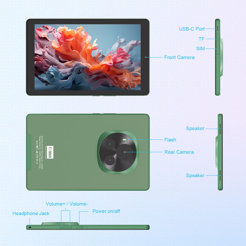 C Idea 9 ιντσών WIFI Tablet 800x1280 IPS Ταμπλέτα με οθόνη αφής Tablet με stylus pen CM935 πράσινο