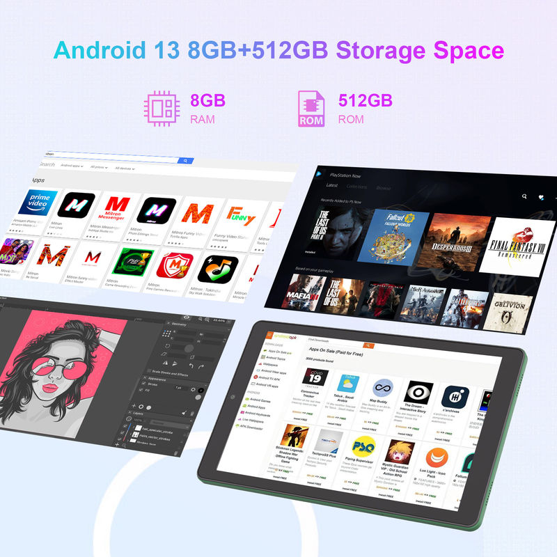 C Idea 9 ιντσών WIFI Tablet 800x1280 IPS Ταμπλέτα με οθόνη αφής Tablet με stylus pen CM935 πράσινο