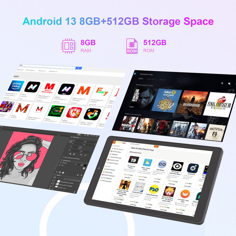 C Idea Android Tablet 800x1280 IPS Screen 9 IN Smart Tablet PC με Sim για την εκπαίδευση CM935 Μαύρο