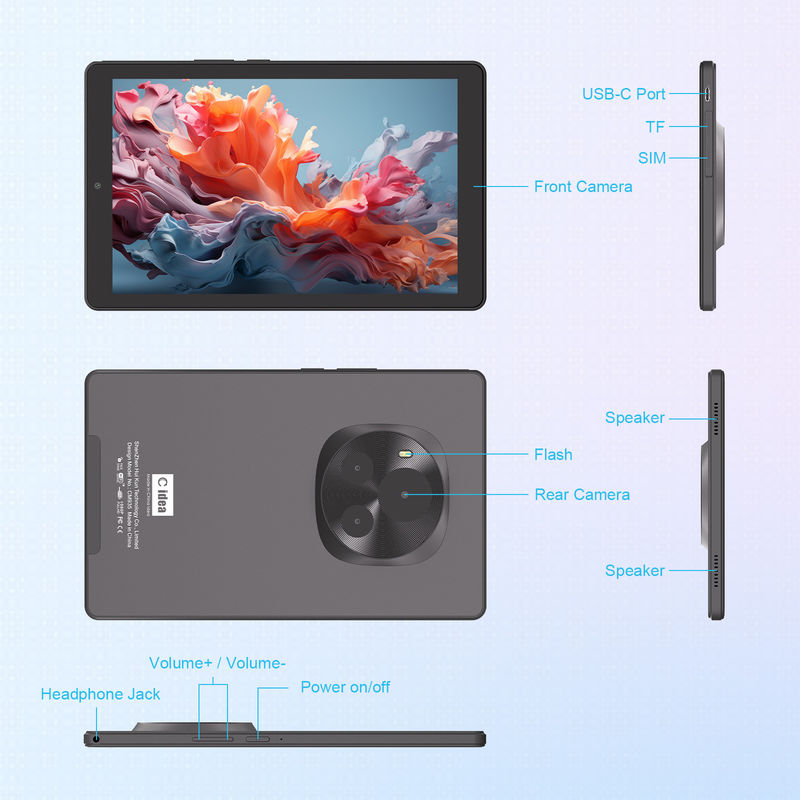 C Idea Android Tablet 800x1280 IPS Screen 9 IN Smart Tablet PC με Sim για την εκπαίδευση CM935 Μαύρο