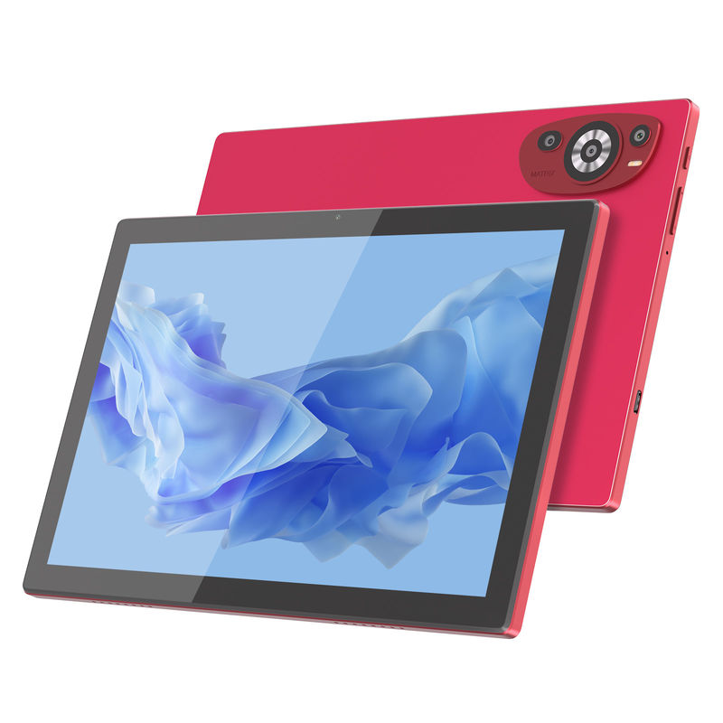 C Idea 10,1 ιντσών Android 14 Smart Tablet PC με διπλή κάρτα SIM και Pen CM8200Plus κόκκινο