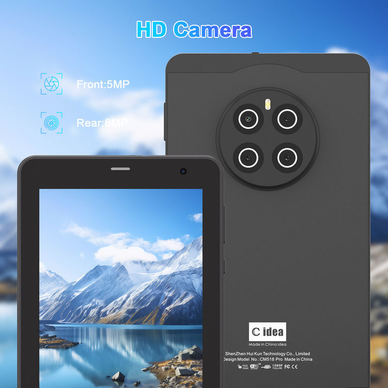 C Idea Android 13 Tablet 512GB Με SIM 7 ιντσών Tablet PC CM518 Pro Μαύρο