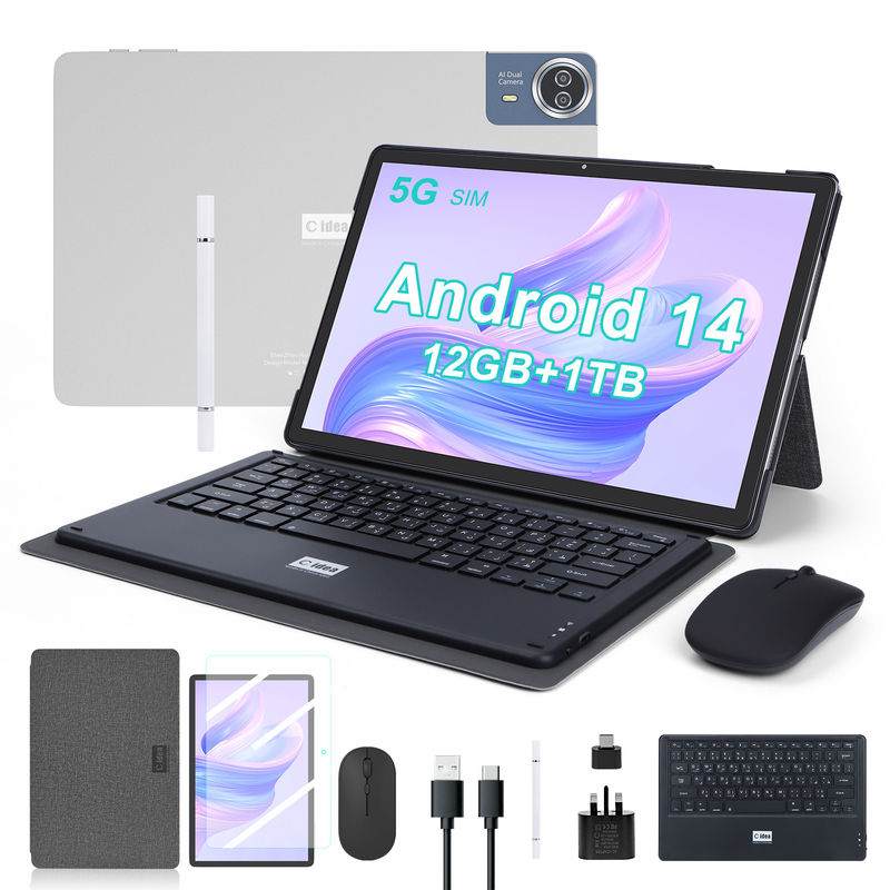 C Idea 14 ιντσών Tablet Μακροχρόνια μπαταρία Εκπαιδευτικό Tablet Για Φοιτητές CM14000 Plus Γκρέι