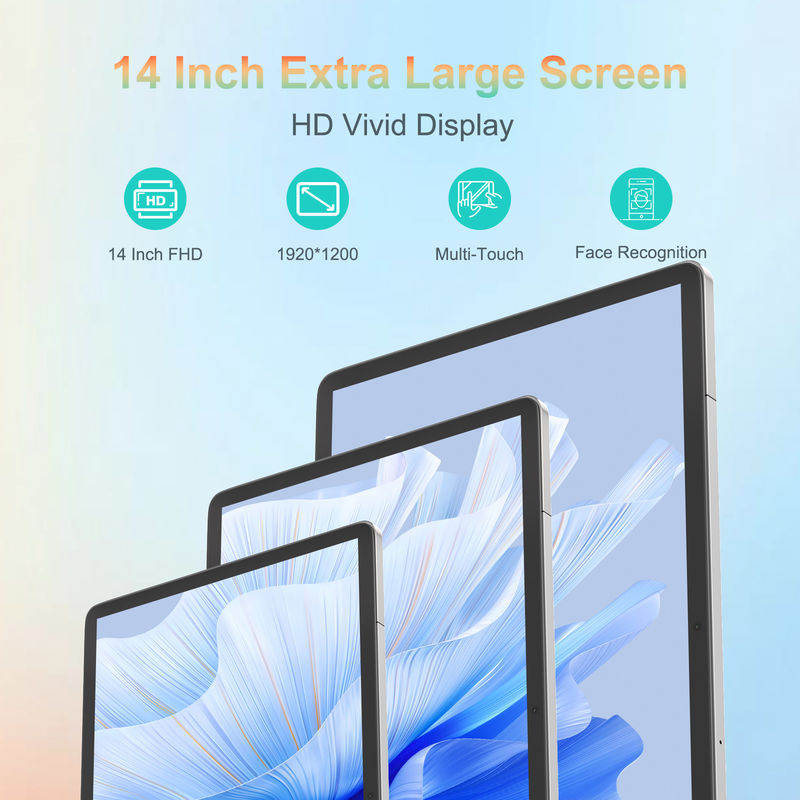 C Idea 14 ιντσών Tablet 5G Ταμπλέτες αφής για φοιτητές CM14000 Plus Γκρίζο