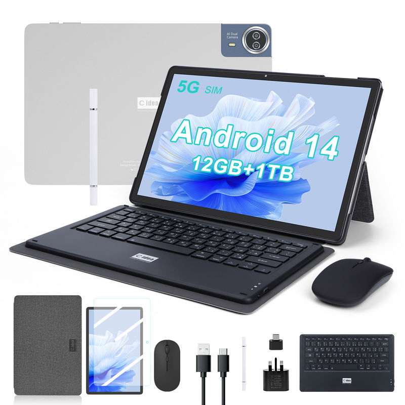 C Idea 14 ιντσών Tablet 5G Ταμπλέτες αφής για φοιτητές CM14000 Plus Γκρίζο