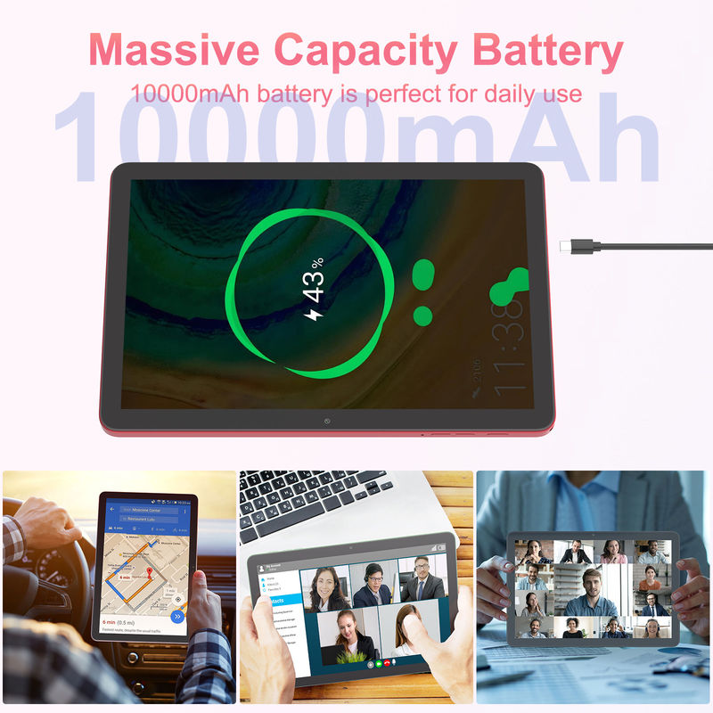 C Idea 10,1 ιντσών 5g Tablet 8GB RAM Πατητή Εικόνα Tablet PC για Εκπαίδευση CM8300 Plus Κόκκινο