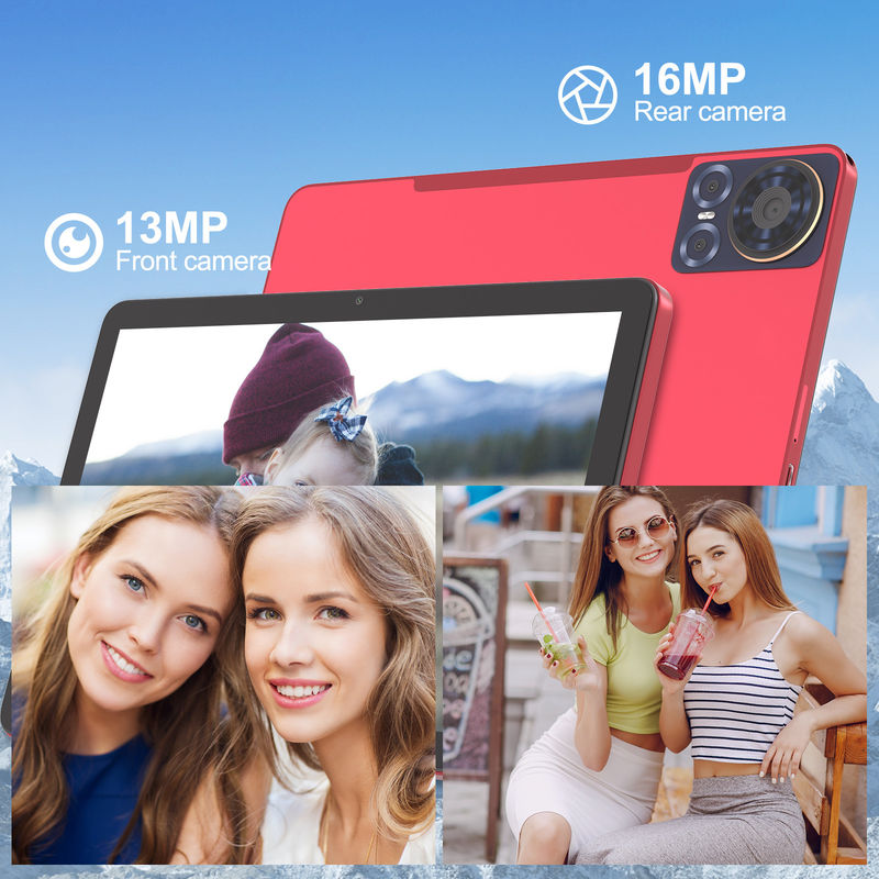 C Idea Tablet 10,1 ιντσών 5G LTE Tablet Αγγειοειδής οθόνη Tablet Pc για ψυχαγωγία CM8300 Plus Κόκκινο