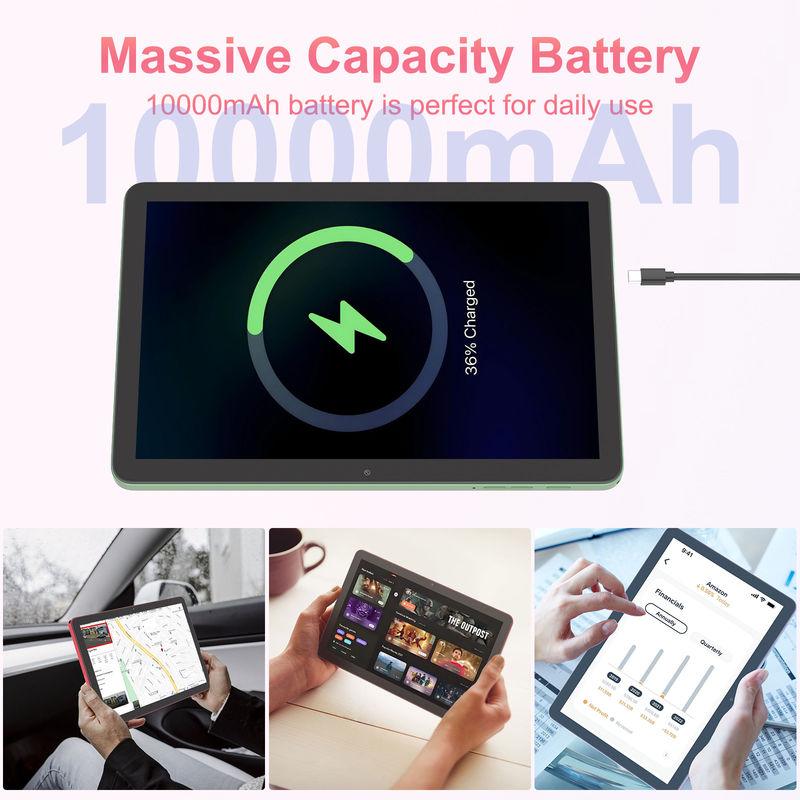C Idea 10,1 ιντσών 5G Tablet με MTK Quad Core Android 14 Tablet Pc για Εκπαίδευση CM8300 Plus Πράσινο