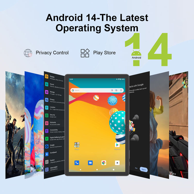 C Idea 10,36 ιντσών Tablet PC 2K Screen Νέο Android Tablet για φοιτητές Cm10500 Plus Γκρίζο