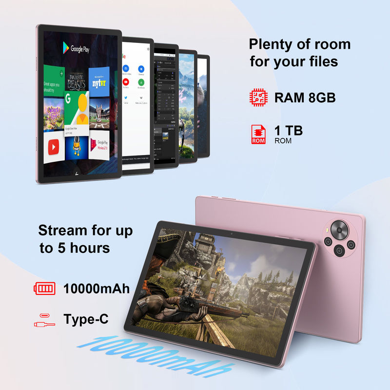 C Idea 10,36 ιντσών Android 14 Εκπαιδευτικό Smart Tablet Για Φοιτητές CM10500 Plus Ροζ