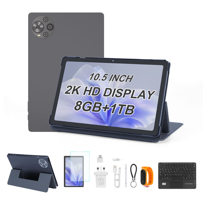 C Idea 10,5 ιντσών Tablet PC 2K οθόνη Νέο Android Tablet Για μαθητές Cm10500 Plus Γκρι