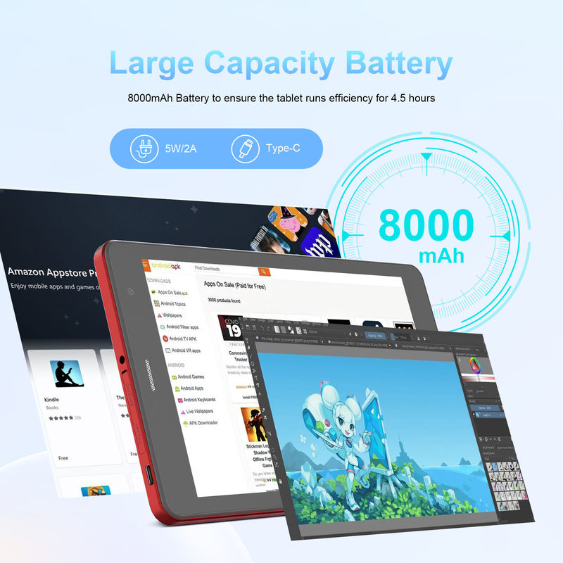 C idea MT6750 8-πύρηνος και 8GB RAM 8 ιντσών Android Tablet PC με SIM για Εκπαίδευση CM817Pro max