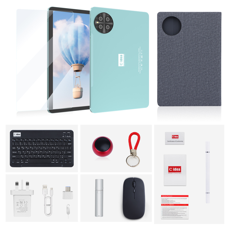 C Idea 10,1 ιντσών Tablet MTK CPU WIFI Android Tablet με υποστήριξη 2 SIM CM8800plus Μπλε