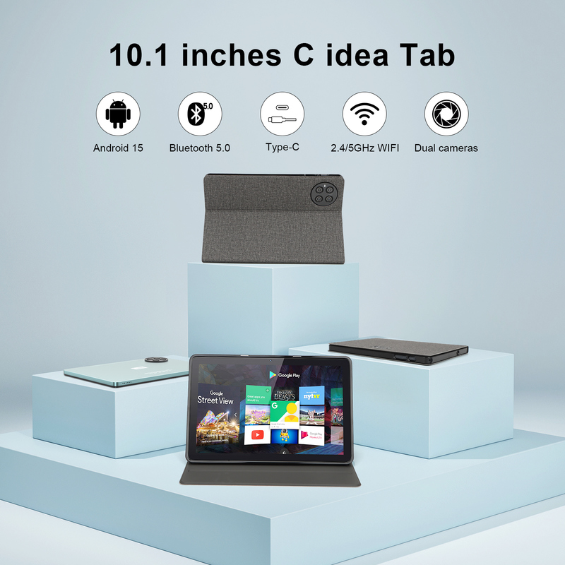 C Idea 10,1 ιντσών Tablet MTK CPU WIFI Android Tablet με υποστήριξη 2 SIM CM8800plus Μπλε