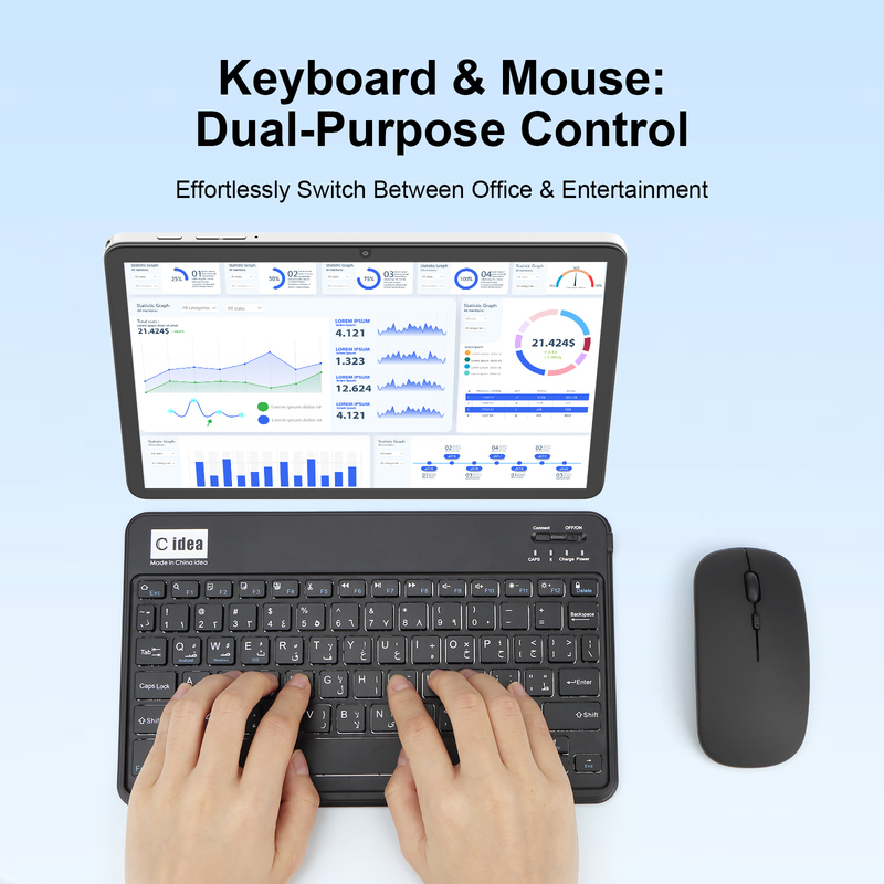 C Idea 10.1 ιντσών SIM Tablet WIFI Android Tablet με stylus pen CM8800plus Ασημένιο