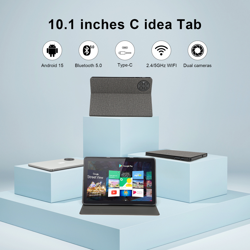 C Idea 10.1 ιντσών SIM Tablet WIFI Android Tablet με stylus pen CM8800plus Ασημένιο
