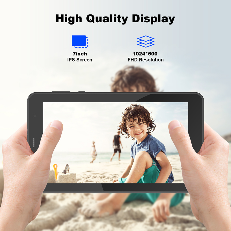 C ιδέα 7 ιντσών Wifi Tablet με Κεφάλαιο 8+256GB Αποθήκευση Quad Core Processor 600x1024 IPS Εικόνα αφής CM516 μαύρο