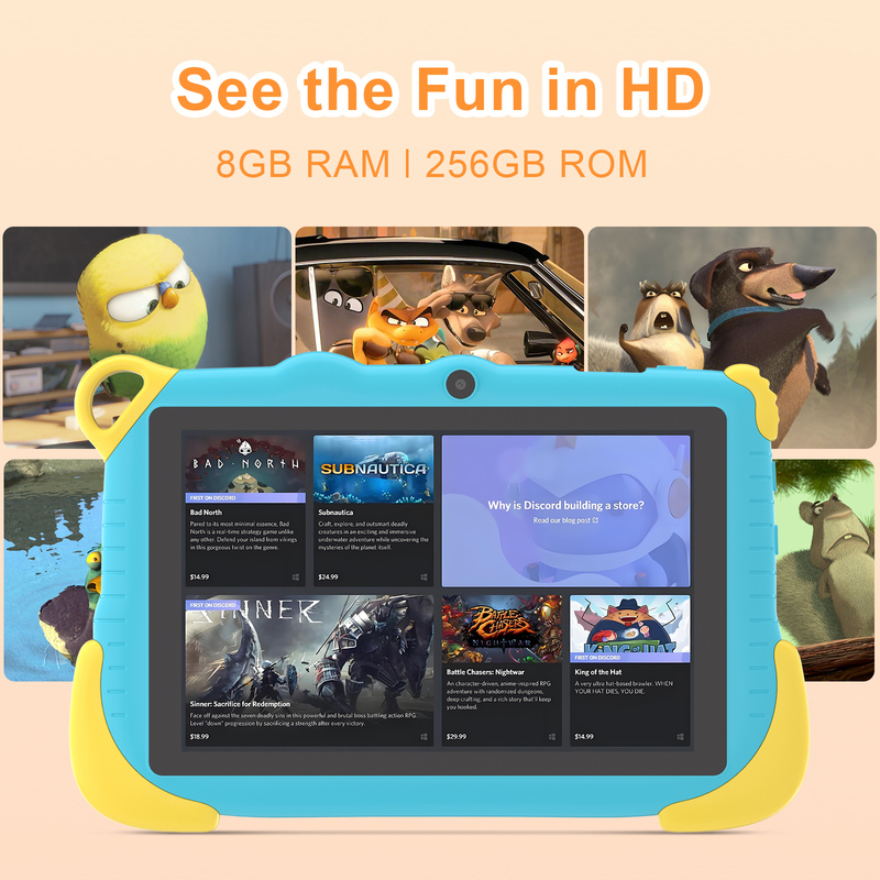 C Idea 7 ιντσών Android 15 Εκπαιδευτικό Smart Tablet Για Φοιτητές CM78 μπλε