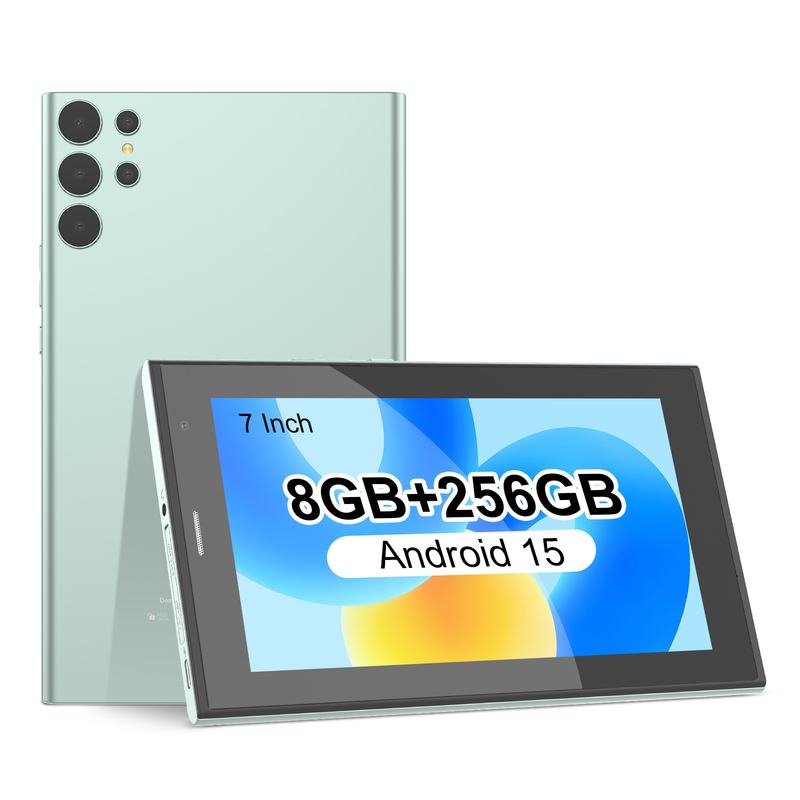 C ιδέα 7 ιντσών Wifi Tablet με θήκη 8+256GB Αποθήκευση Quad Core Processor 600x1024 IPS Εικονική οθόνη CM524 πράσινο