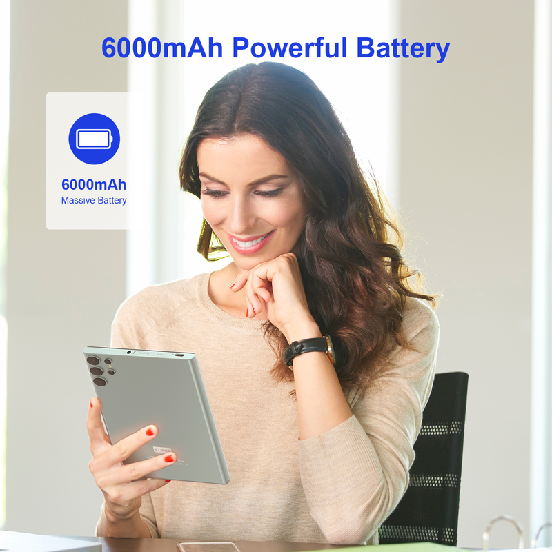 C ιδέα 7 ιντσών Wifi Tablet με θήκη 8+256GB Αποθήκευση Quad Core Processor 600x1024 IPS Εικονική οθόνη CM524 πράσινο