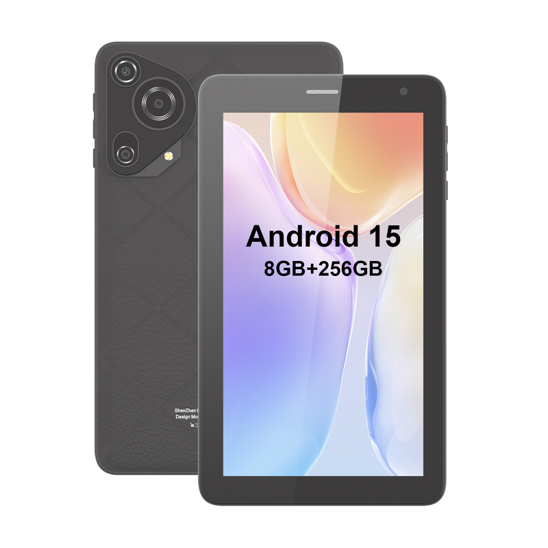 C idea 7 ιντσών Wifi Tablet με θήκη 8+256GB Αποθήκευση Τετραπύρηνος Επεξεργαστής 600x1024 IPS Οθόνη αφής CM528 μαύρο