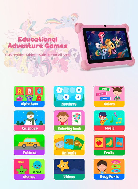 C Idea 7 ιντσών Android 14 Εκπαιδευτικό Έξυπνο Tablet Για Μαθητές CM88 ροζ