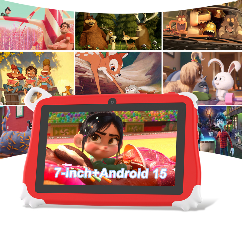Παιδικό Tablet C Idea Android 15 8+256GB Εκπαιδευτικό Tablet Kidspad με Φιλική Εφαρμογή CM86 κόκκινο