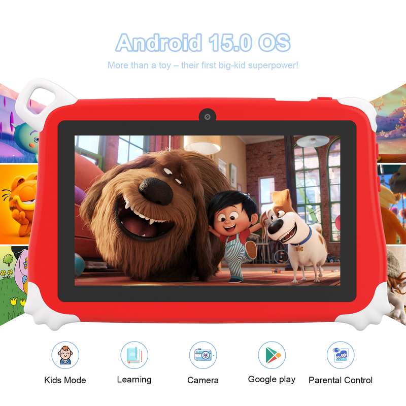 Παιδικό Tablet C Idea Android 15 8+256GB Εκπαιδευτικό Tablet Kidspad με Φιλική Εφαρμογή CM86 κόκκινο