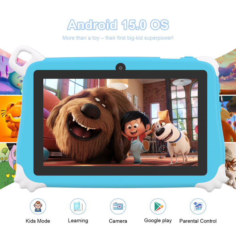 C Idea Android 15 Kids Tablet 8+256GB Εκπαιδευτικό Tablet Kidspad με φιλική APP CM86 μπλε