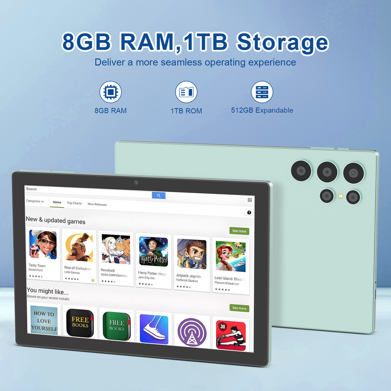 C ιδέα 10,1 ιντσών Android WiFi Touch Screen Tablet PC με 5G LET πληκτρολόγιο CM8900plus