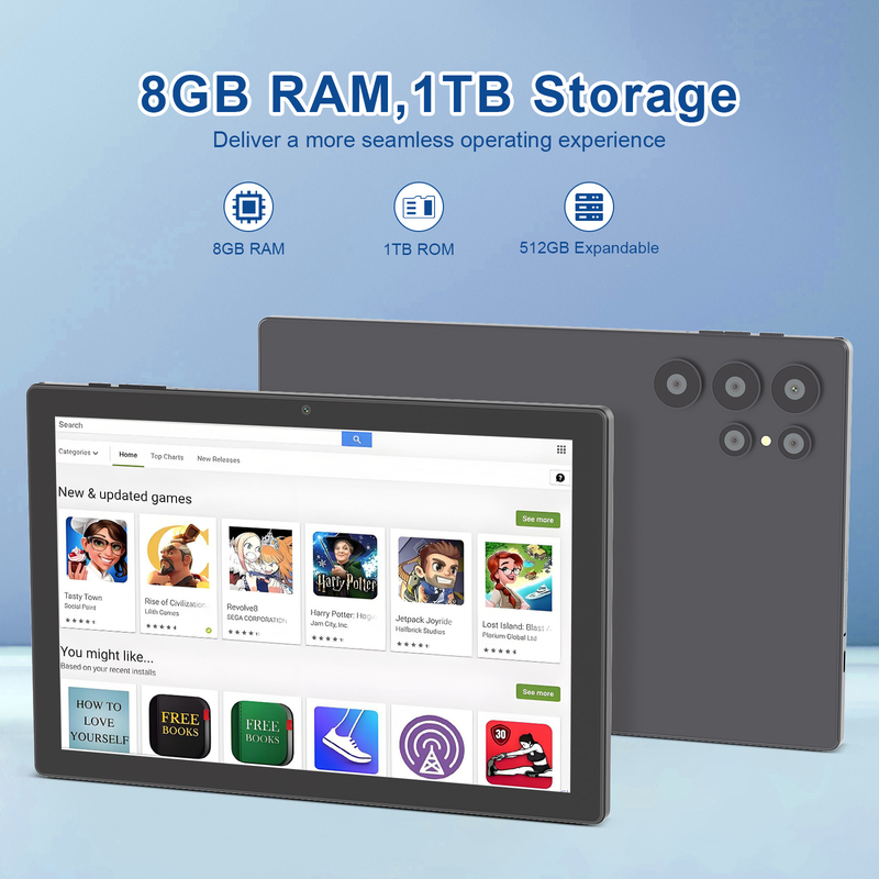 C ιδέα 10,1 ιντσών Android WiFi Touch Screen Tablet PC με 5G LET πληκτρολόγιο CM8900plus