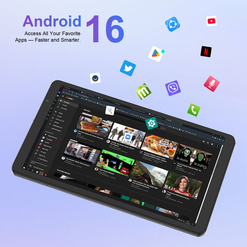 C ιδέα 8 ιντσών Smart Tablet PC με πληκτρολόγιο 8GB RAM+512 ROM 800*1340 IPS incell Εικονική οθόνη Εμφάνιση BLACK CM866