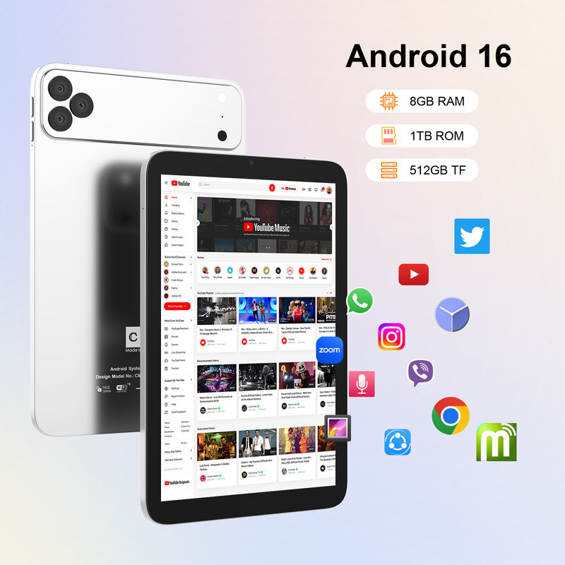 C ιδέα 10,1 ιντσών Android WiFi οθόνη αφής μπλε Tablet PC με 5G πληκτρολόγιο Quad-core CM10017Air