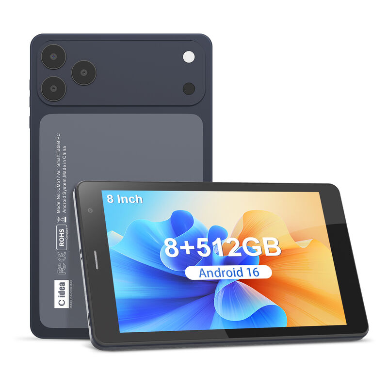 C ιδέα 7 ιντσών Wifi Tablet με θήκη 8+256GB Αποθήκευση Quad Core επεξεργαστής 600x1024 IPS οθόνη αφής CM517 αέρα