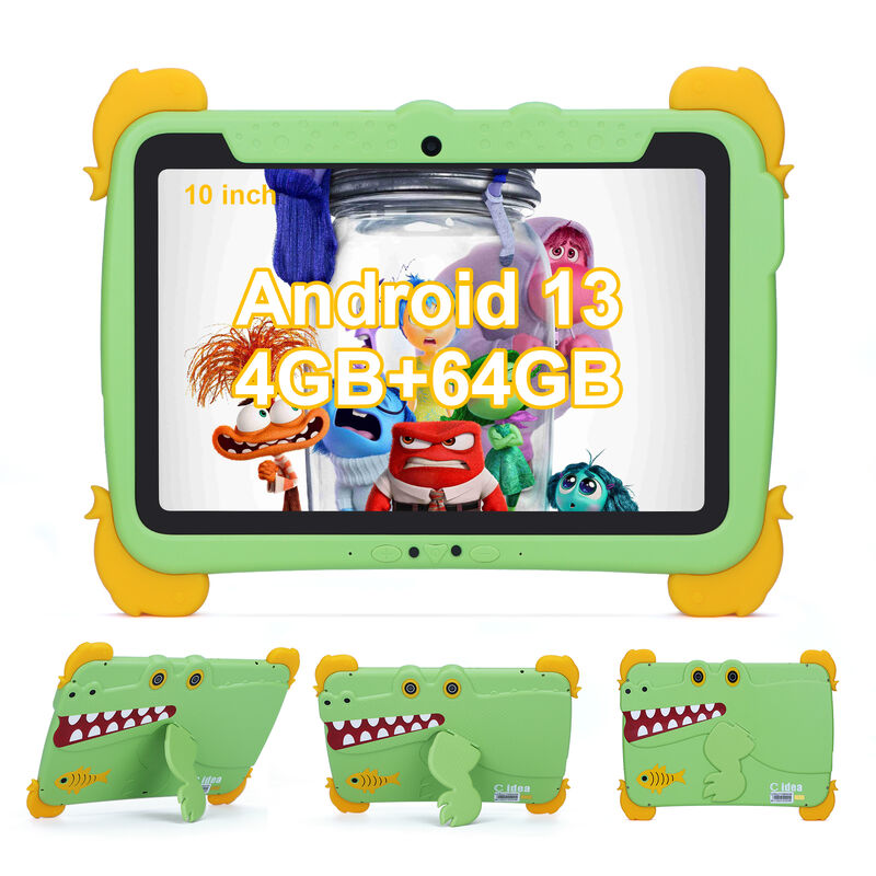 C idea Kids Tab 10,1 ιντσών Android 13 Tablet για παιδιά 4GB RAM 64GB ROM Προστασία ματιών Πατητή οθόνη για παιδιά 3-8 ετών