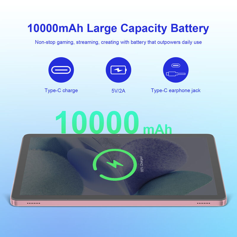 C Idea 10,95 ιντσών Android Tablet Δύο κάμερες Tablet Wi-Fi Ηλιακή οθόνη Tablet 8GB RAM 1TB ROM Tablet Επιχειρηματική χρήση (Ροζ)