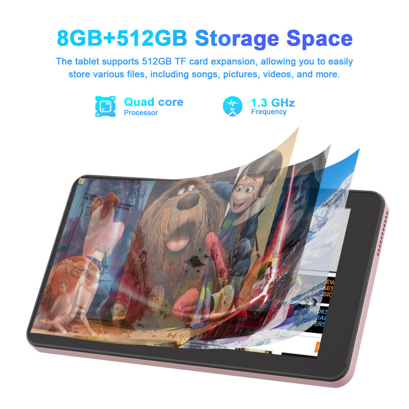 C Idea 7 ιντσών Business Tablet PC Android 13 8GB RAM 512GB ROM Wi-Fi Dual Camera Capacitive Screen CM518 Pro (ροζ)